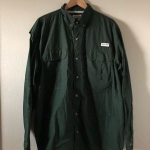 Magellan Sportswear Dark Green Long-sleeve Shirt